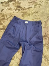 画像3: SASSAFRAS / "Overgrown Fatigue Pants" Blue(Herringbone) (3)