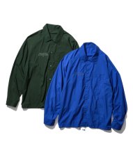 画像1: Mountain Research / "Coach Shirt" Blue/Green (1)