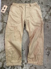 画像2: SASSAFRAS / "Fall Leaf Gardener Pants 4/5" Beige / Brown (2)