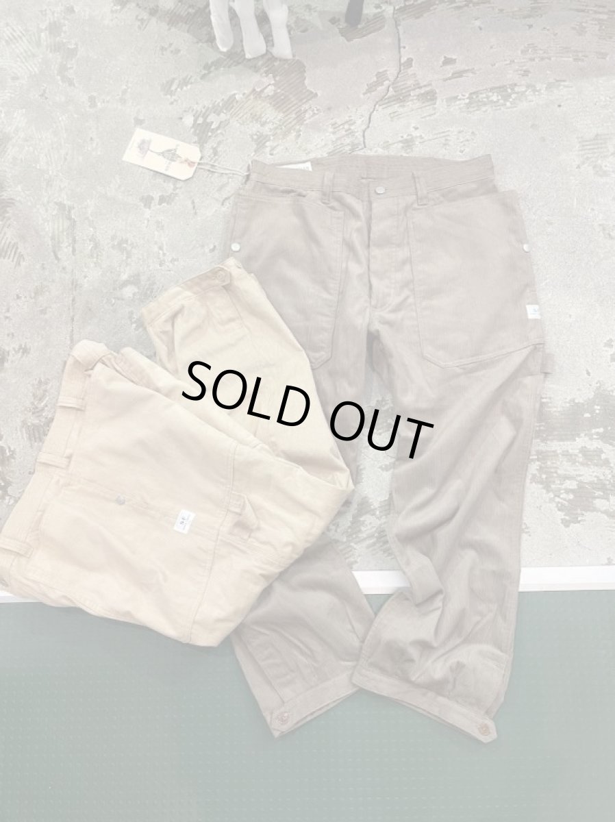 画像1: SASSAFRAS / "Fall Leaf Gardener Pants 4/5" Beige / Brown (1)