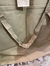 画像6: SASSAFRAS / "Landscaper Apron(Weather) "White/Olive/Beige (6)