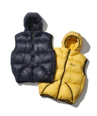 画像1: Mountain Research / "Puff Vest" Yellow/Black (1)