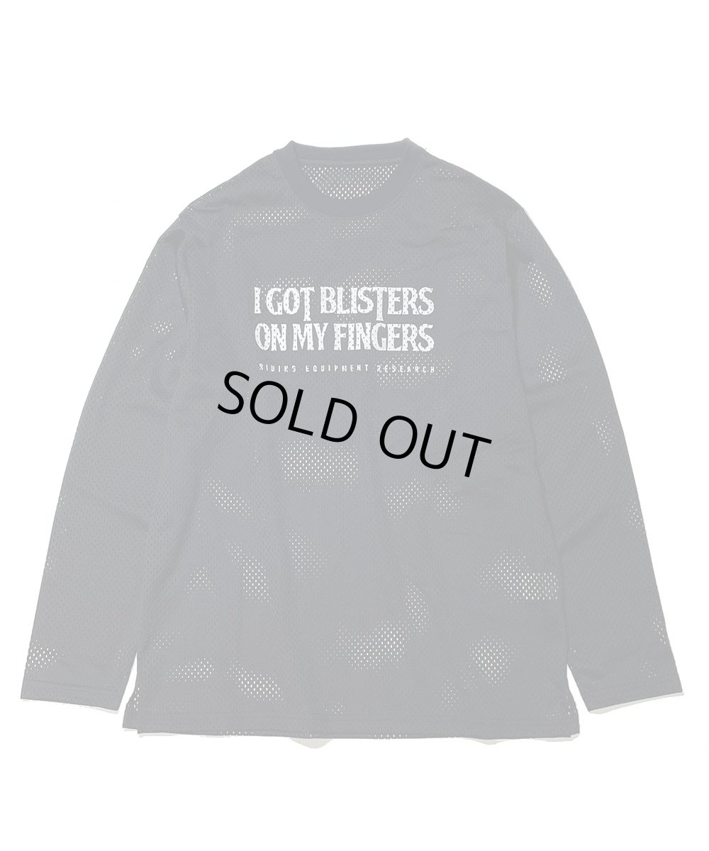 画像1: Riding Equipment Research / "Mesh Tee L/S"Black (1)