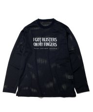 画像1: Riding Equipment Research / "Mesh Tee L/S"Black (1)