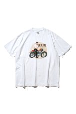 画像1: Riding Equipment Research / "Illustration Tee / Adam Nickel "White (1)