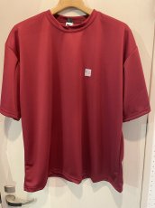 画像2: SMOKE T ONE " HIGH MOCK DRY TEE"D.Navy/Columbia Blue/Cardinal (2)