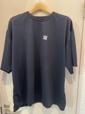 画像4: SMOKE T ONE " HIGH MOCK DRY TEE"D.Navy/Columbia Blue/Cardinal (4)