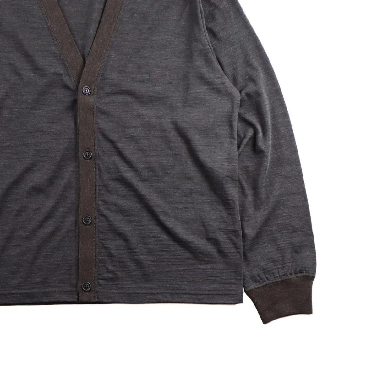 画像4: Brown by 2-tacs / "BAA Cardigan" Brown border (4)